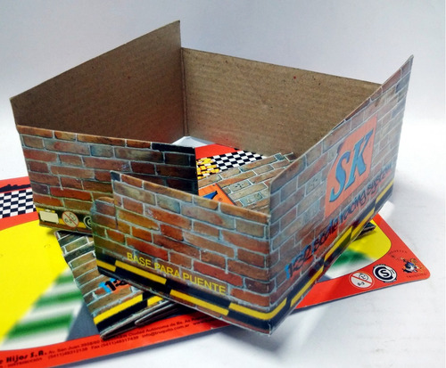 Imagen 2 de 4 de Par De Bases Para Puente De Carton Scalextric 1/32 Sk 97030c