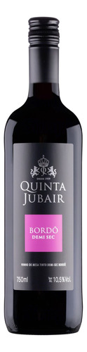 Vinho Bordô Quinta Jubair adega Vinícola Góes 750 ml