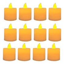 Comprar 24 Velas Electronicas Led Luz Calida Casamientos Centro Mesa