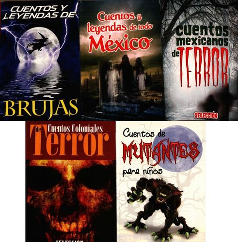 10 Libros Historias De Terror + Fantasmas Y Aparecidos | Meses sin intereses