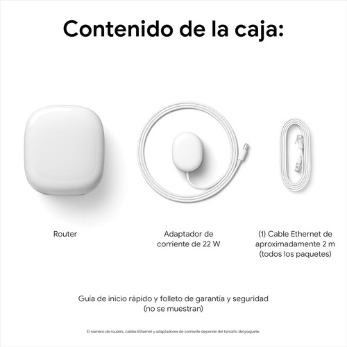 Google Nest Wifi Pro, Wi-fi 6e: Sistema De Wi-fi Para