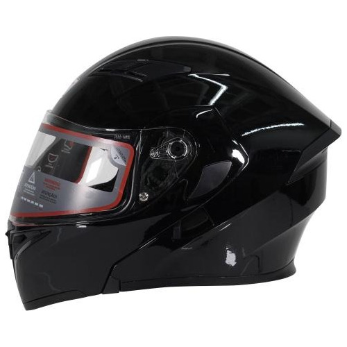 Casco R7 Abatible Unscarred Negro Xxl Con Bluetooth