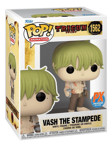 Funko Pop Vash The Stampede #1562 Px Previews Shirtless