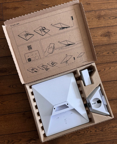 Starlink Mini Internet Satelital Caja Sellada Kit Auto Cable