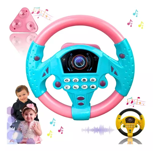 Brinquedo Volante Musical C/Som Infantil Gira 360° Educativo