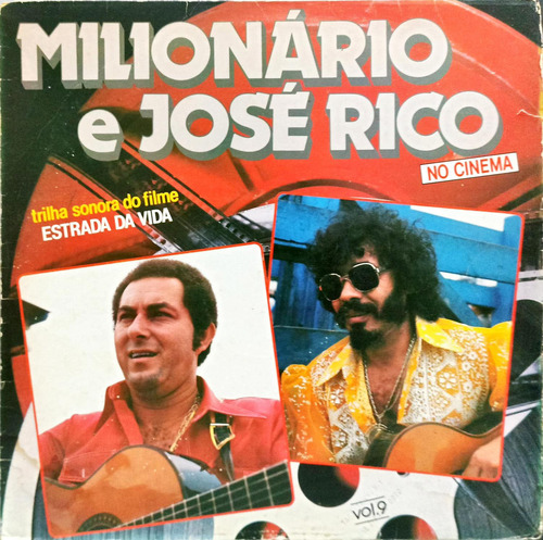 Milionário E José Rico No Cinema Lp Vol. 9 Estrada 4680