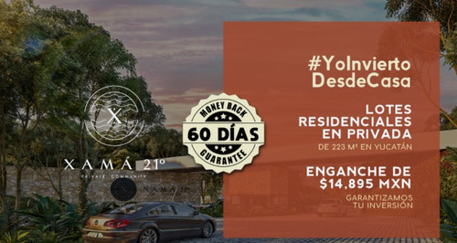 Imagen 8 de 10 de Preventa De Lotes Residenciales Xama 21. Merida Yucatan