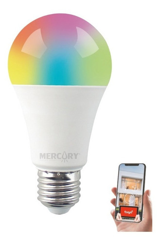 Mercury Smart Bombillo LED wifi 9W 120V RGB Unidad
