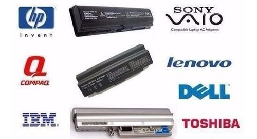 Imagen 1 de 2 de Baterias De Laptops Todas Marcas Hp Lenovo Toshiba Acer Dell