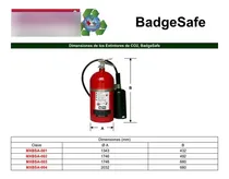 Comprar Extintor De Incendio Para Tiendas, Mxbsa-004, 9kg, Clase B,c
