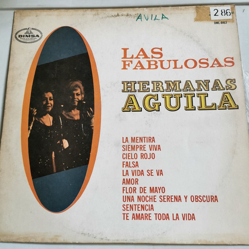 Disco Lp:hermanas Aguila- Las Fabulosas Hnas