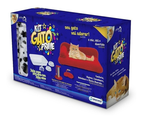 Kit Gato Prime Con 7 Piezas Murano