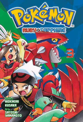 Pokémon Ruby & Sapphire 3! Mangá Panini! Novo E Lacrado!