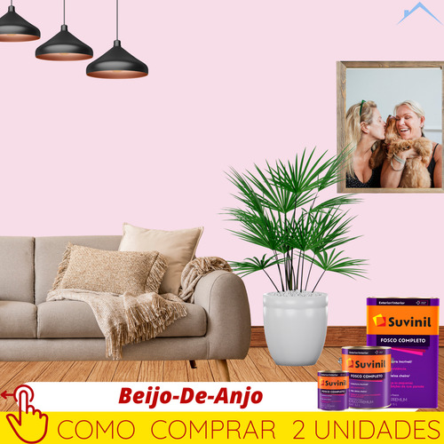Tinta Parede Tons Do Rosa Suvinil Fosco Completo - Lata 16 L