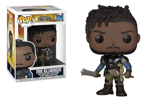 Pop Marvel: Black Panther Desenmascarado Erik Killmonger Fun