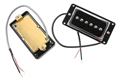 Black Alnico 5 Single Pickup P90 Barra De Jabón Para