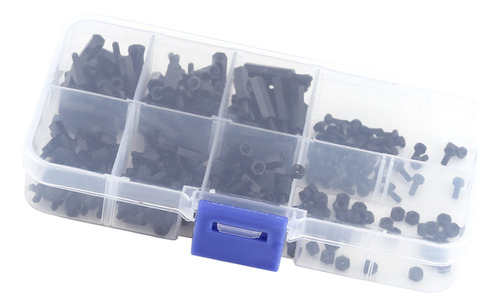 250pcs Nylon M2 Hex Column Surtido Kit Macho Separador