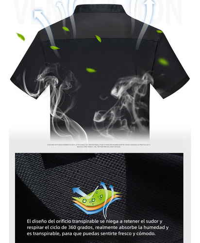Chef Filipino Uniforme Transpirable Y Resistente+mandil