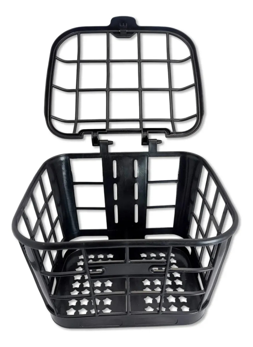 Cesta Frontal Scooter 350w 500w Bicicleta Elétrica Bikelete Preto