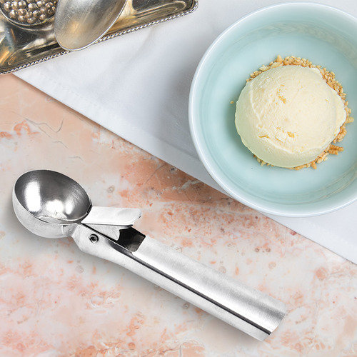 Cuchara De Helado De Acero Inoxidable Con Palanca De Gatillo