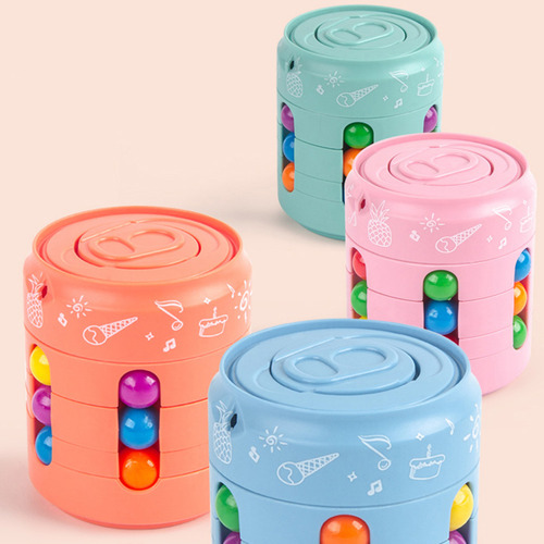Juguete Educativo Con Forma De Cubo De Frijoles Para Niños C