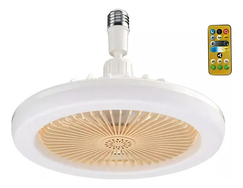 . Lâmpada Ventilador 3 Tons 3 Velocidades Controle 24w