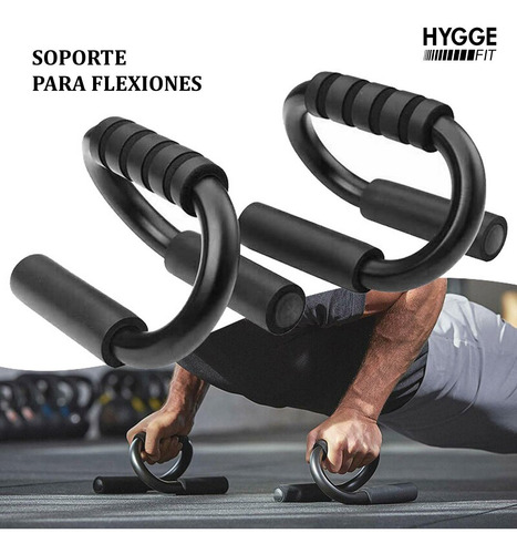 Imagen 4 de 10 de Barras Paralelas Push Up Entrenamiento Flexiones Pecho Gym