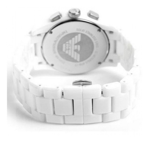 Special Offer Relógio Armani Ar1403 Men Ceramic White Watch