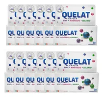 Comprar Pack X12 Quelat Complex Zinc+ Magnesio + Selenio 30 Comp Sabor Sin Sabor