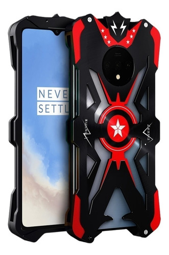 Para Oneplus 7t Liga De Alumínio Caso Anti-queda