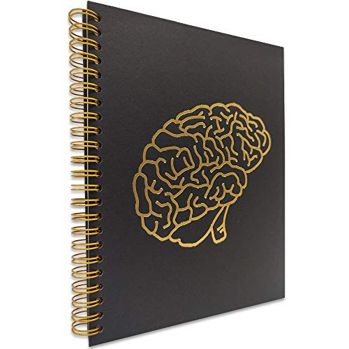 Organs Anatomy Brain Hardcover Spiral Notebook/journal,...