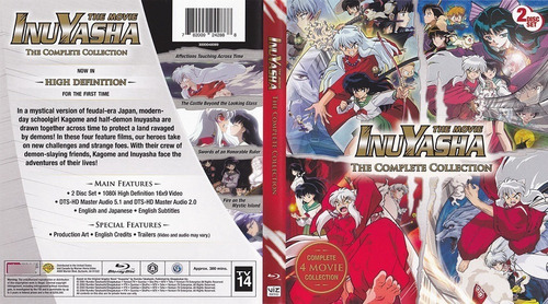 Inuyasha Coleccion Peliculas Blu Ray