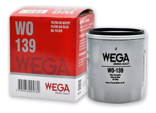 Filtro De Óleo Wega Tracker 1.0 2020 Em Diante