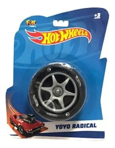 Brinquedo Yoyo Radical Hot Wheels Com Luz Fun F0082-5