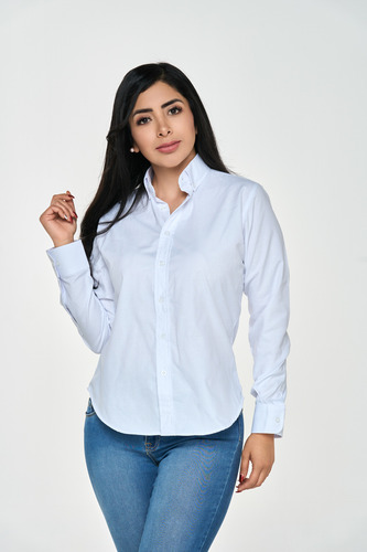 Camisa Moonkey Mod 2025 Para Caballero Lisa Color Blanco
