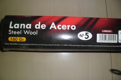 Lana De Acero N° 5 (160 Gr) 