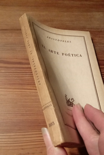 El Arte Poética Aristóteles Austral 1948 (Usado)