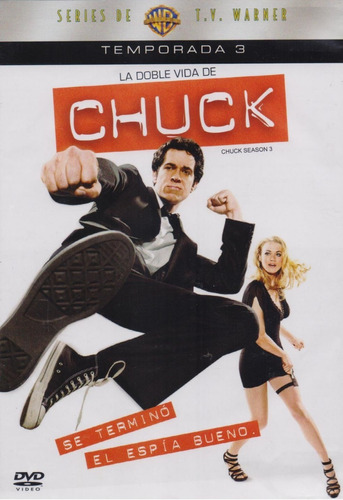 La Doble Vida De Chuck Tercera Temporada 3 Tres Serie Dvd