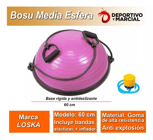 Bosu Semi Esfera 60 Cm Equilibrio Fitness Super Reforzado