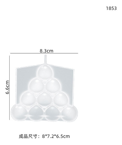 Molde De Silicona For Vela Orb Lantern Lunares