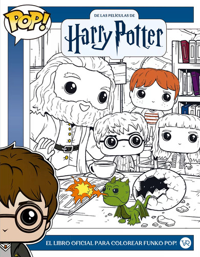 Harry Potter - Funko Pop-libro Oficial Para Colorear