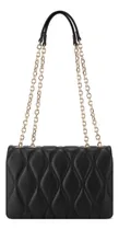 Comprar Bolsa Cross Body Nine West Ngq133421 Mujer Acabado de los herrajes Niquel Color Negro Correa de hombro Negro Diseño de la tela Liso