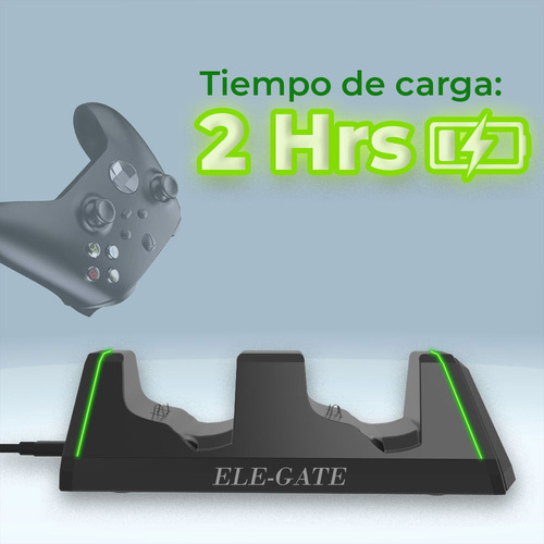 Estacion De Carga, 2 Baterias Para Xbox One, Xbox X, Seriess