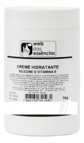  Base - Creme Hidratante C/ Silicone E Vitamina E