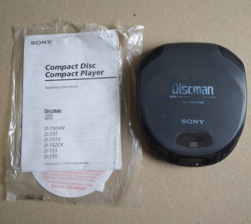 Discman Sony Para Reparar O Repuesto 