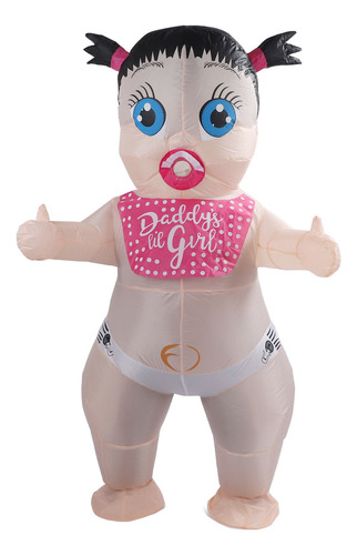 Inflatable Baby Costume Boo Boo Girl Blow Up Adult For