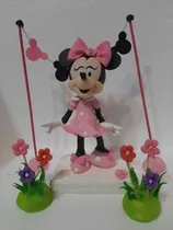 Comprar Adorno De Torta Minnie Porcelana Fría 