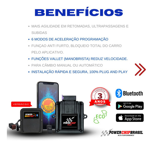 Chip Potencia Fastback 1.3 Turbo 185cv +40cv +7kgfm Tq Combo