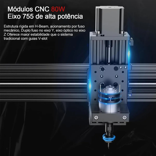Twotrees Ttc450 Cnc Router Metal/alum/acríl E Motor 500w