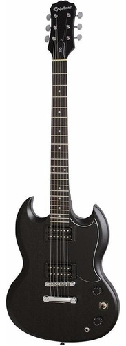 Guitarra eléctrica Epiphone SG Special VE de álamo ebony con diapasón de palo de rosa